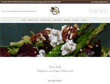Tablet Screenshot of greenleafveg.com